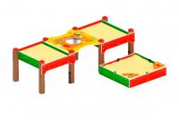 Песочница тройная комбинированная - ДОВ 50.01.06-01