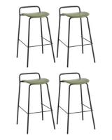 Стул барный Mantis экокожа зеленый 4 шт.