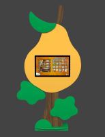 Мультимедийный развивающий комплекс «AVKompleks Multi 26» в форме груши с опорой