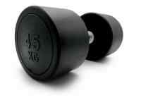 Гантель UNIX Fit PRO круглая обрезиненная 45 кг