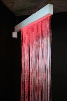 Фиброоптическая занавесь на подвижном карнизе