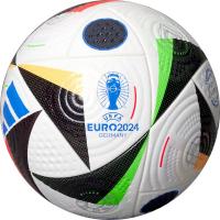Мяч футбольный ADIDAS Euro24 Fussballliebe PRO IQ3682,р.5, FIFA PRO, 20 пан, ПУ, термосш., мультиколор