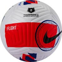 Мяч футбольный "NIKE Russian PL Flight" арт.DC2362-100, р.5, 4пан, ПУ, FIFA PRO, термосш, бел-черн-красн