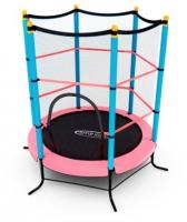 Батут детский DFC SMRKIDS 55" с сеткой, PINK