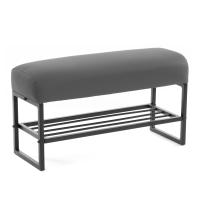 Банкетка-обувница Charli Lux/Чарли Люкс экокожа, Sharp Графит