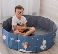 Сухой бассейн для шариков UNIX Kids Space 100 Blue (без шариков)