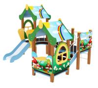 Детский игровой комплекс «Теремок» H=750 ДИК 34-003
