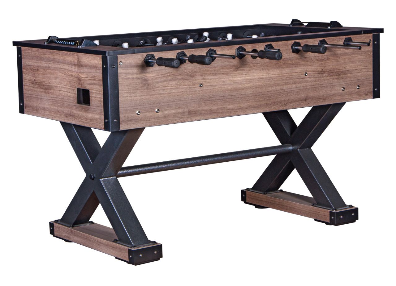 Игровой стол - футбол "Tournament Pro" (146x78x90см, мореный дуб)