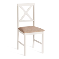 Стул обеденный Хадсон/Hudson (2 шт.в упаковке) дерево гевея/мдф, ivory white (слоновая кость), ткань кор.-зол. (1505-9), 44x42x89 см