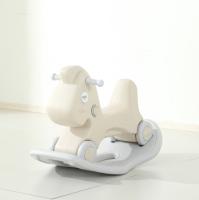 Лошадка-качалка-беговел UNIX Kids Camel Grey