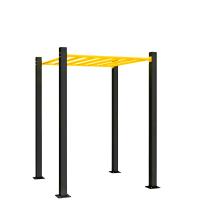 Рукоход Воркаут Kampfer Single-level Handle Workout 3-3 (Черно-желтый)