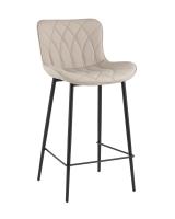 Стул полубарный Vault экокожа серый