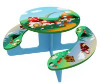 Столик круглый  (Лесная сказка)  МФ 04-002