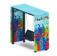 Пергола с качелями (Коты) - МФ 78.06.01-07.И1 /без поликарбоната/