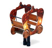 Качалка на пружине карета Желудь ИО 23.03.03-02