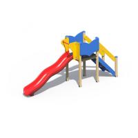 Горка Детство Н-1500 (пластиковый скат) ИО 07020
