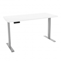 Стол с регулировкой высоты электрический LuxAlto LA-T33-2AR2 серый/белый ЛДСП 120*60*2.5