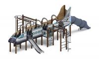 Игровой комплекс Аэроплан (Техно) ДИК 2.03.4.04-03 Н=1200