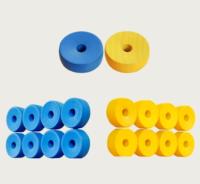 Пешки и шайбы синие и жёлтые - набор для новуса