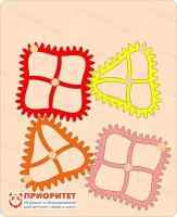 Тактильно-развивающая панель «Волшебные шестеренки №1»