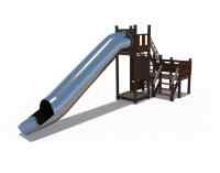 Игровой комплекс серии Миндаль (горка Н-2000) ДИО 10011