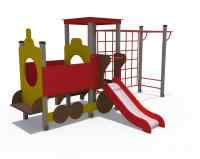 Паровозик с рукоходом и горкой Н-750 ДИФ 01291