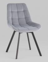 Стул вращающийся Флекс велюр велютто серый