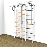 Дополнительная секция Рукоход с дер.сеткой Rokids Роки (белый/черный)