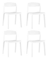 Стул Moris пластик белый 4 шт.