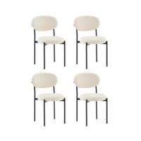 Стул Бриф DD букле молочный 4 шт.