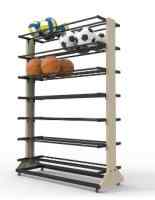 Стеллаж для мячей «Премиум» мобильный 2-сторонний (без колёсиков)