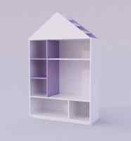 Стеллаж «Город детства» без дверок