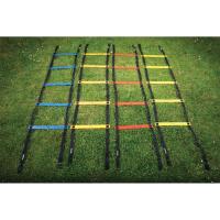 Лестницы для тренировочный MITRE арт. A4003AAA, КОМПЛ.4 шт, кажд. дл.2 м, пластик,полиэстер,мультикол-чер