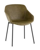 Стул Ashby экокожа зелёный