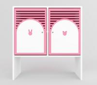 Стеллаж детский «Город цветов» 4-х секционный