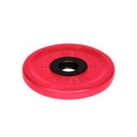 Диск олимпийский d 51 мм цветной 5,0 кг (красный)