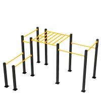 Воркаут площадка Kampfer Master Power Workout 4-2 (Черно-желтый)