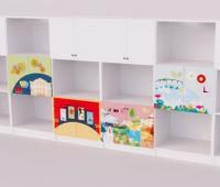 Детская дидактическая стенка «Театр и календарь погоды»