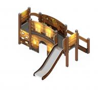 Карапуз (Эко) - ДИК 1.001.01-02 - Игровой комплекс Н=900