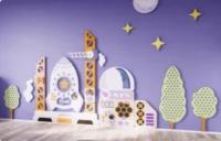 Декоративно-развивающая панель «Космическая станция»