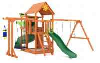 Детская площадка IgraGrad Крафт Pro 4 с трубой мод.2
