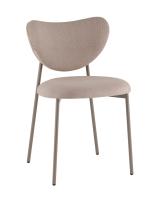 Стул Rina велюр бежевый каркас бежево-серый