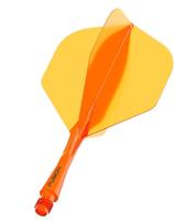 Литые оперения с хвостовиками Winmau Fusion Short Fluoro Orange (оранжевые)