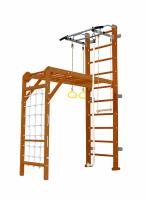 Шведская стенка Kampfer Union Wall (№3 Классический Стандарт белый антик турник)