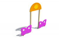 Арка Солнышко (с ограждениями) ДИФ 04031