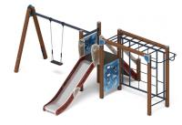 Счастливое детство (Алтай) - ДИК 2.01.02-04 - Игровой комплекс H=1200
