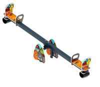 Качалка балансир со спинкой большой (Город) - ИО 21.М.01.05-П.04