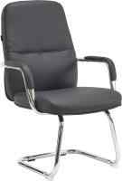 Кресло для посетителей Everprof Vesta CF Экокожа Бежевый