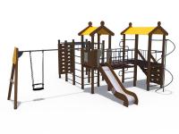 Детский игровой комплекс серии Браун Игропарк ДИО 04090