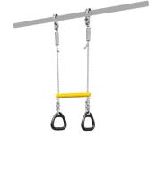 Кольца с перекладиной Romana 1.Д-28.02 жёлтый